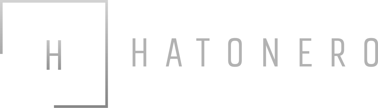 Hatonero Logo Grayscale